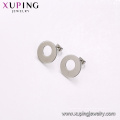 E-311 Xuping Jewelry Fashion Edelstahl Kupfer geldförmige Ohrstecker